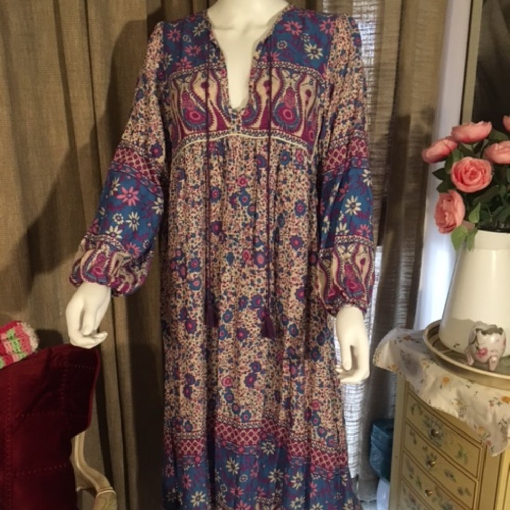Lance Cade  Peasant Floral Dress   NWOT